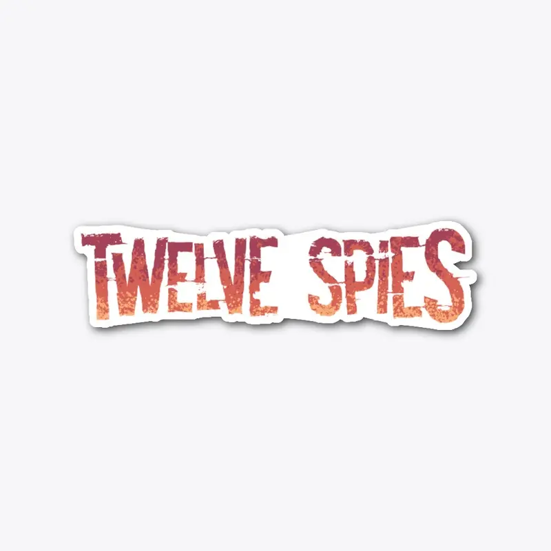 Twelve Spies Logo Sticker